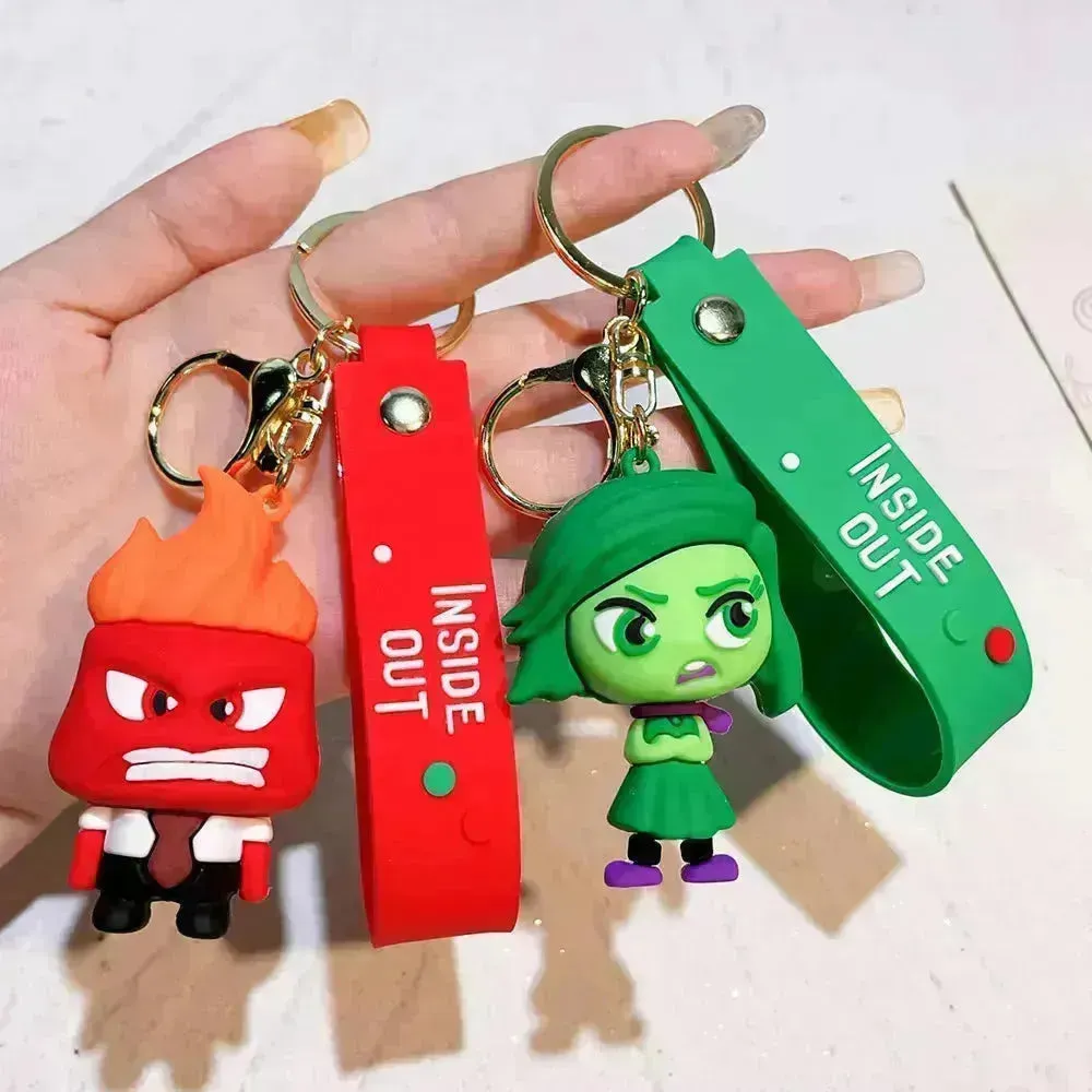 Inside Out Emotions 3D Keychain