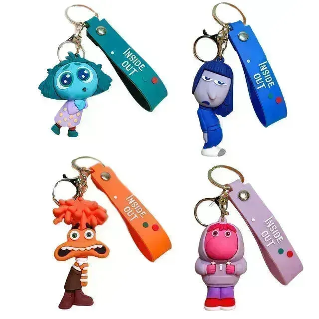 Inside Out Emotions 3D Keychain