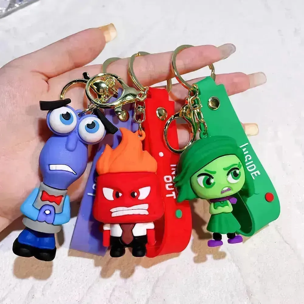 Inside Out Emotions 3D Keychain