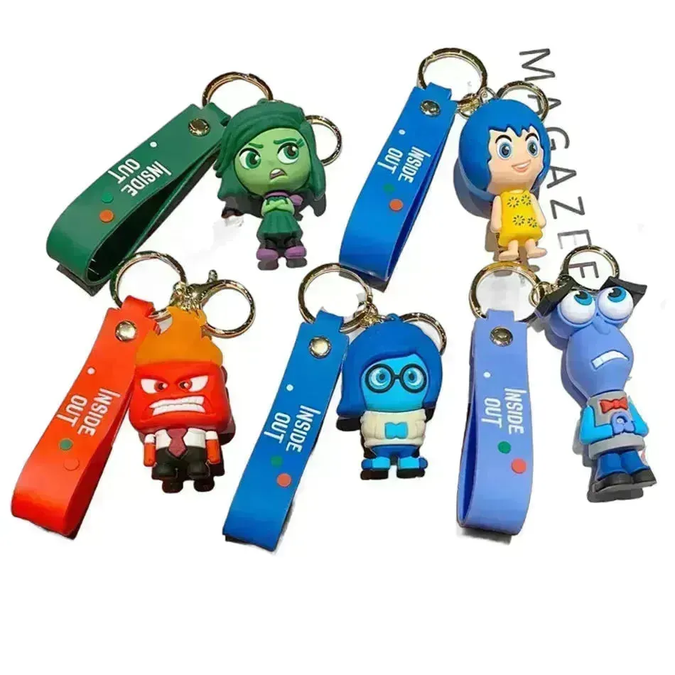 Inside Out Emotions 3D Keychain