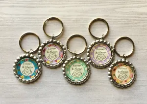 Inspirational Quotes - Forever and Always Keychains