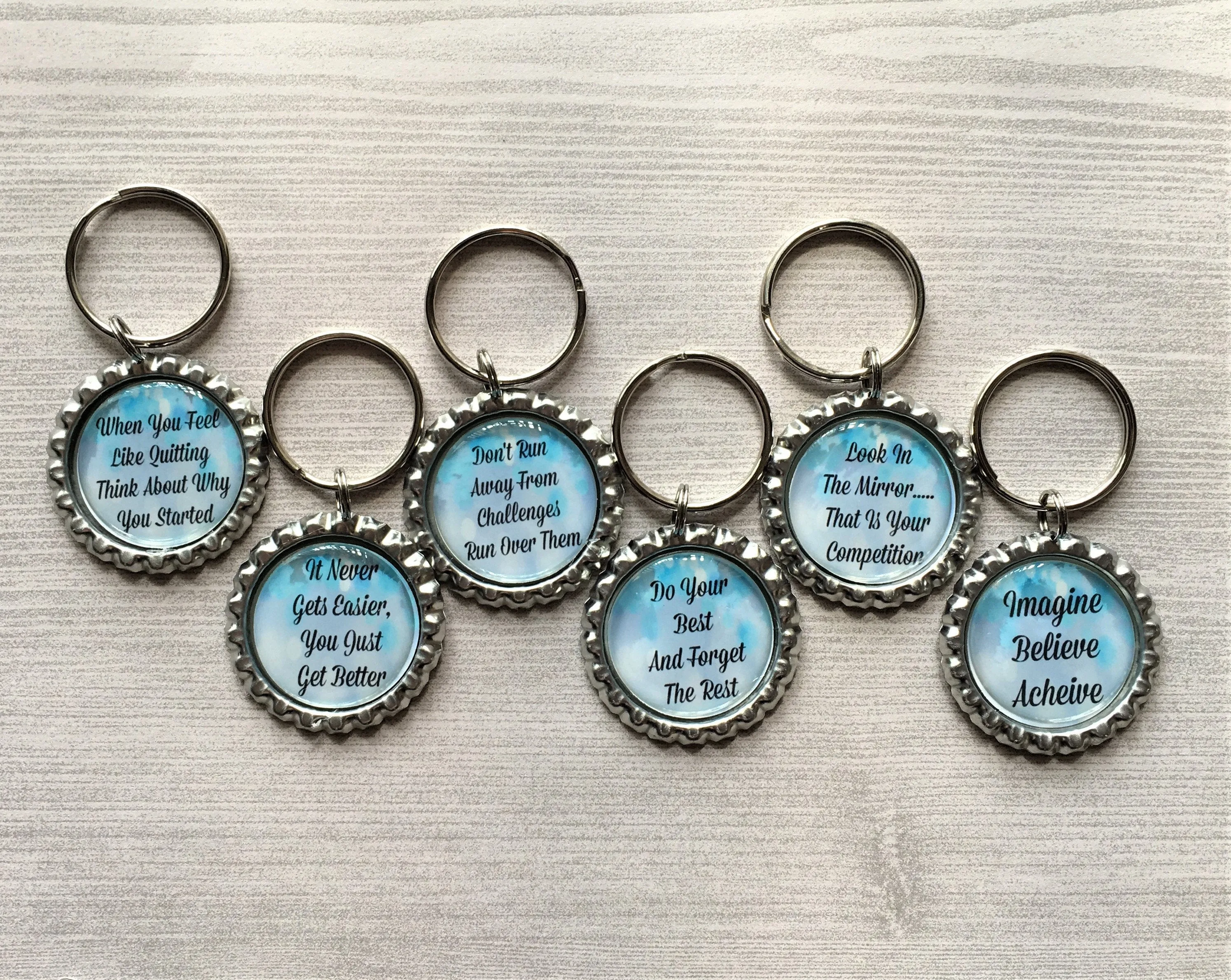 Inspirational Quotes Keychains