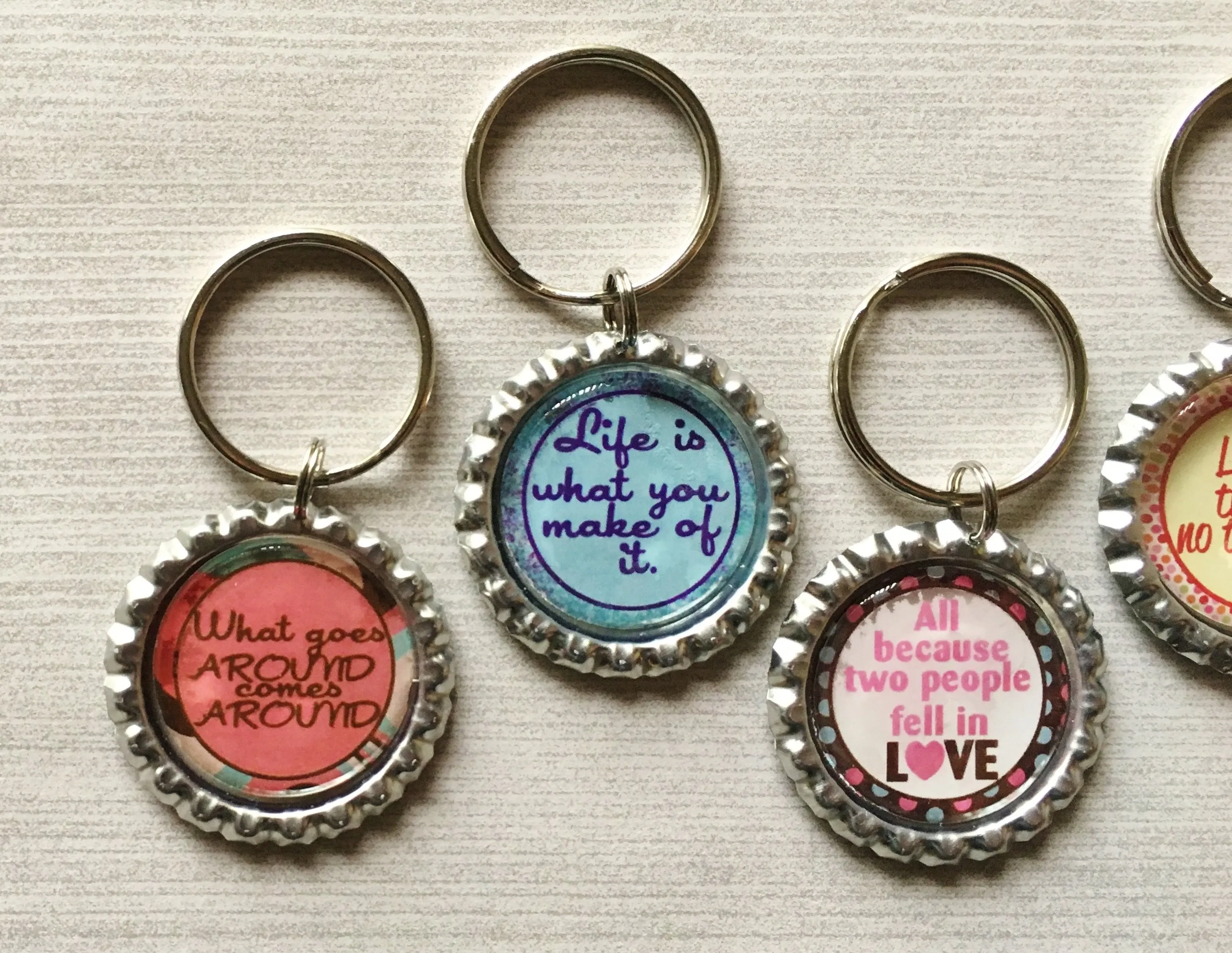 Inspirational Quotes Keychains