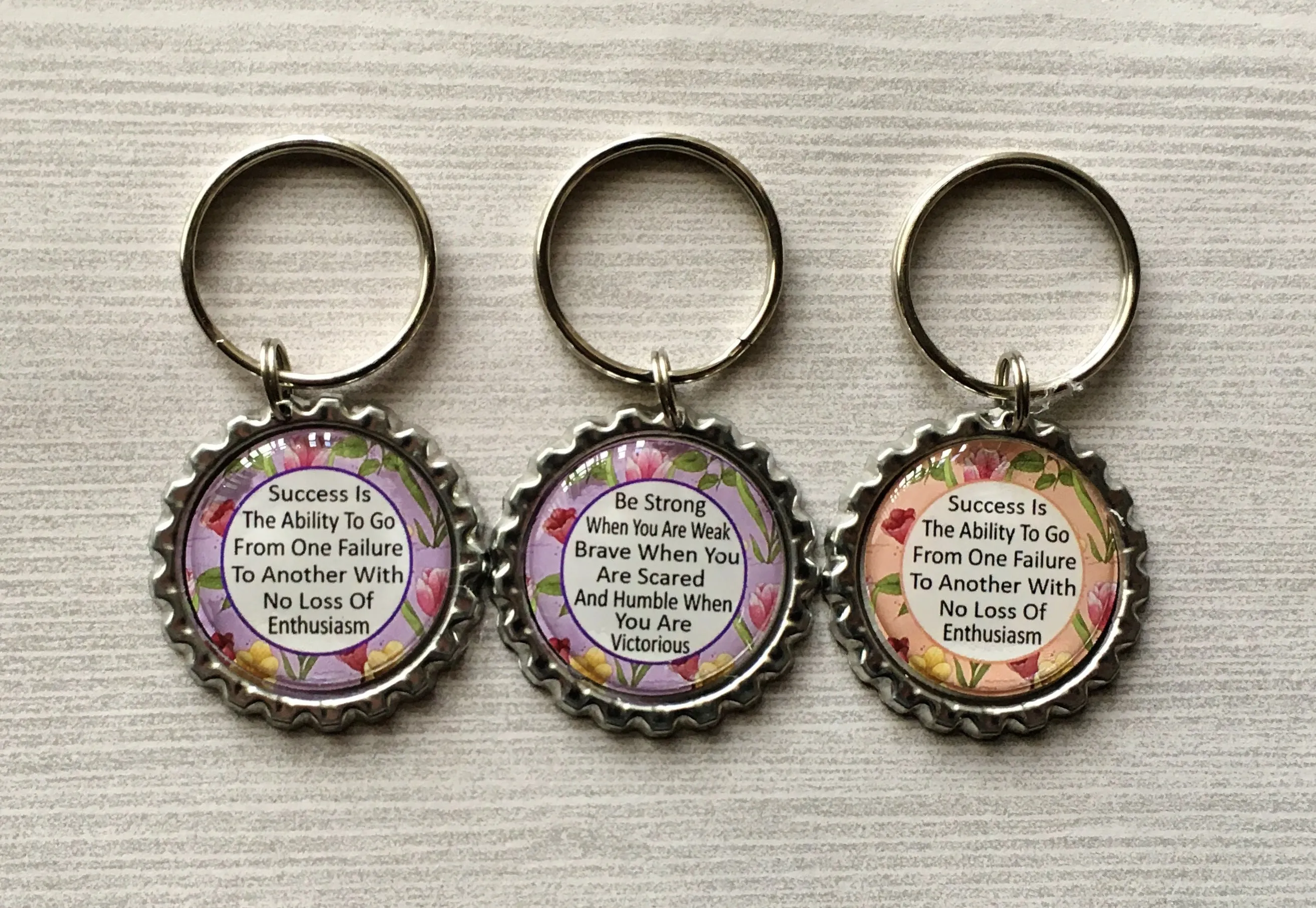 Inspirational Quotes Keychains