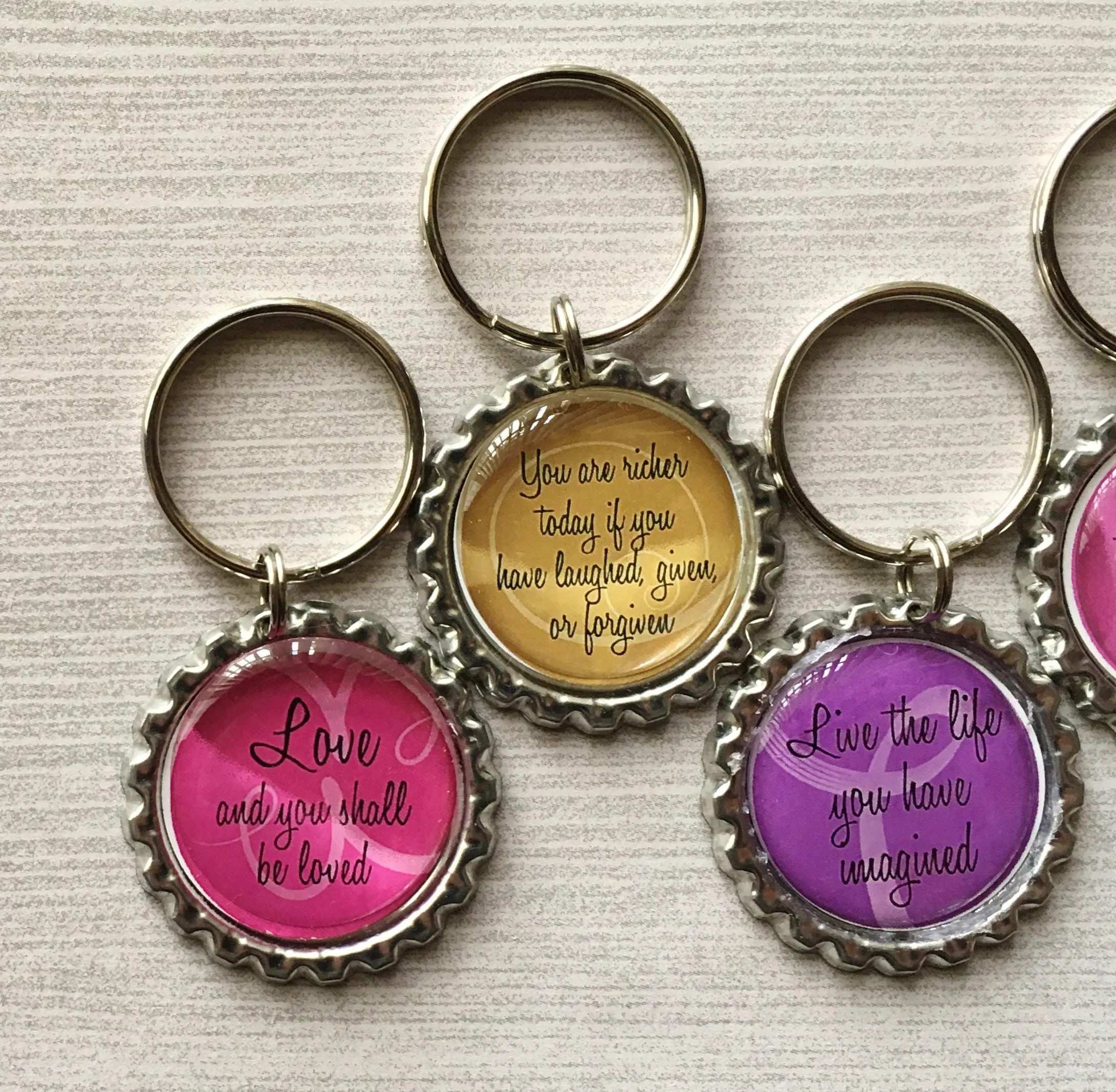Inspirational Quotes Keychains