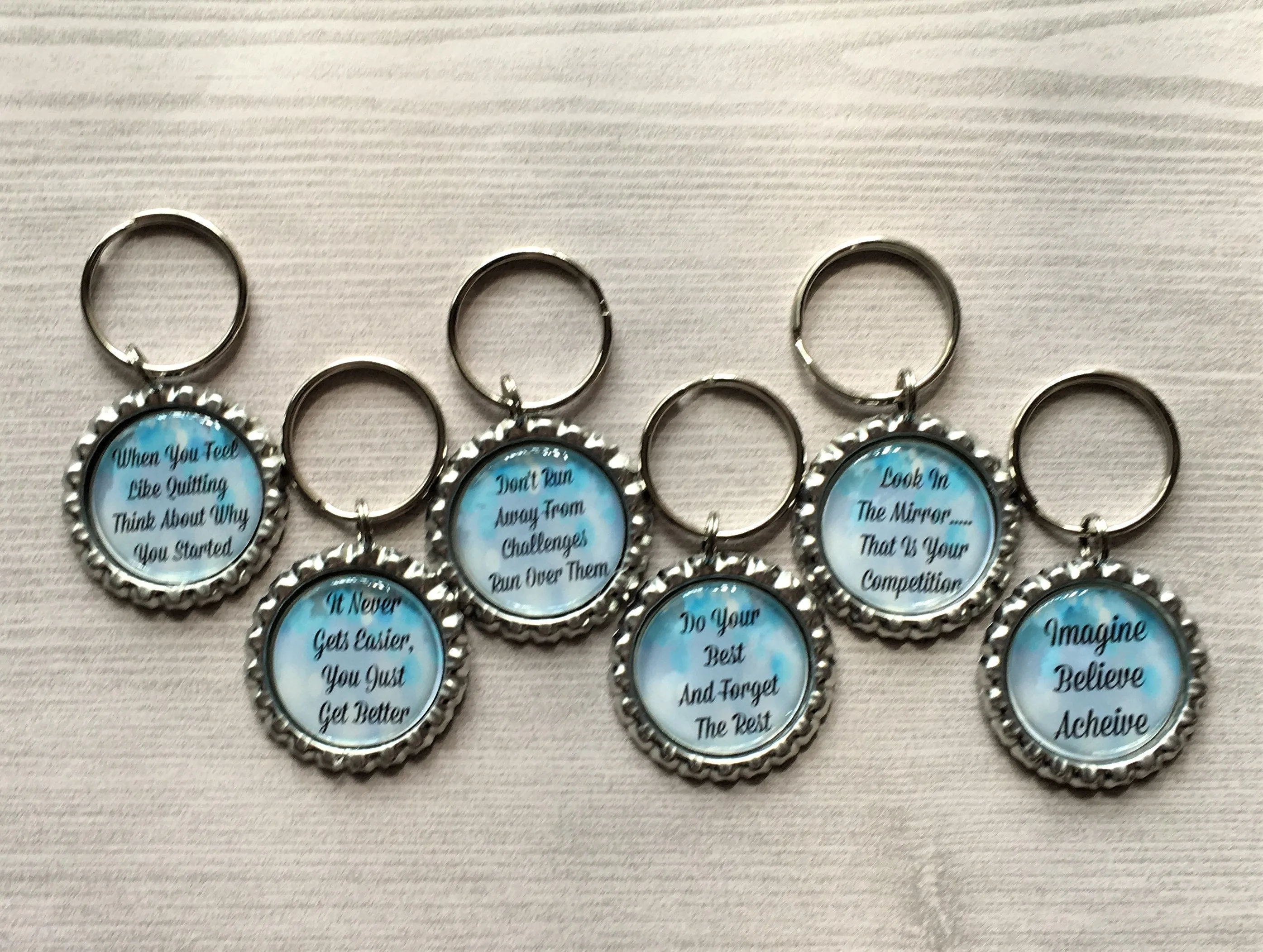 Inspirational Quotes Keychains