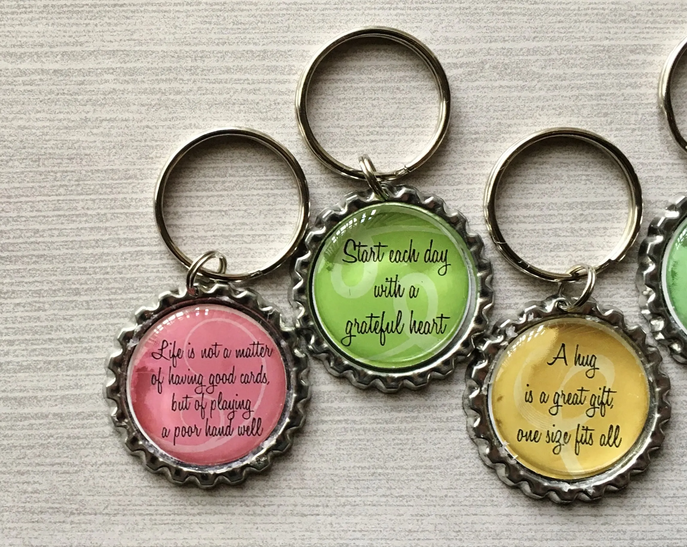Inspirational Quotes Keychains