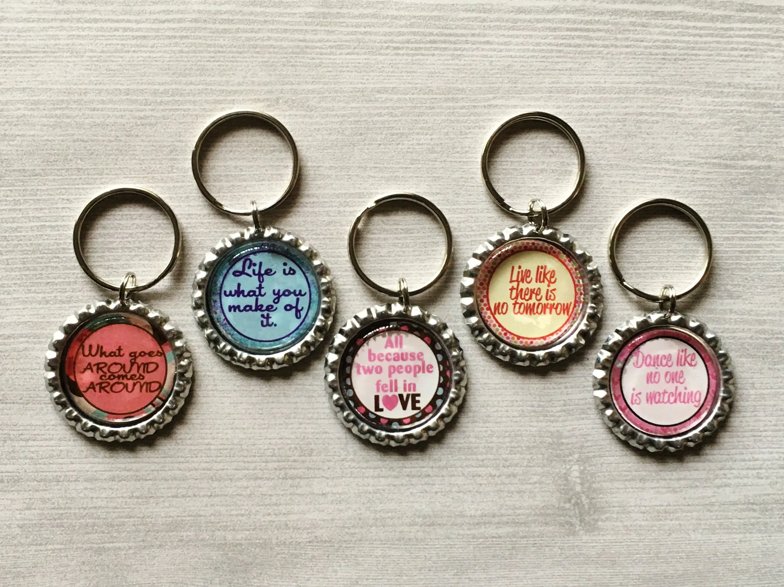 Inspirational Quotes Keychains