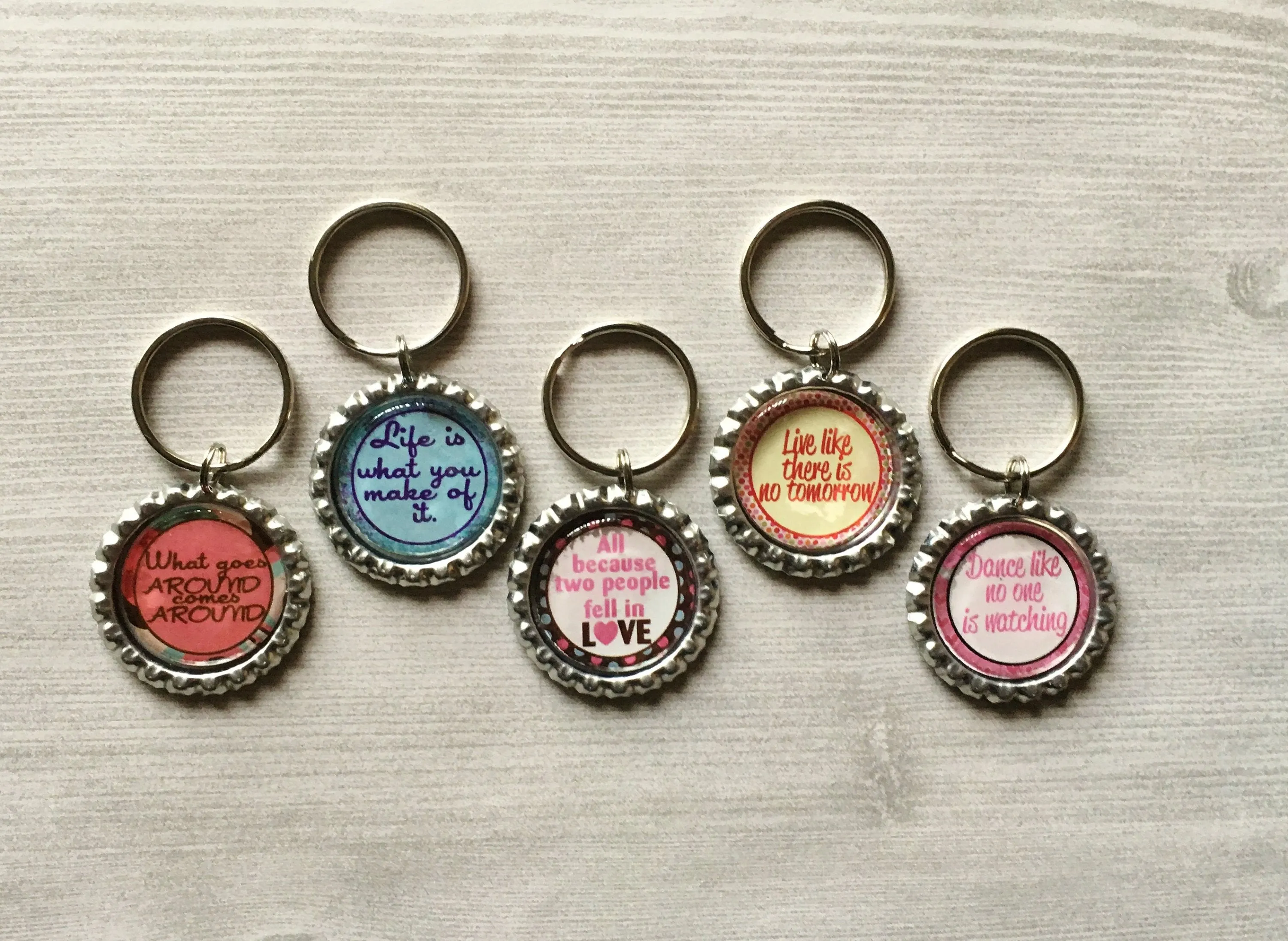 Inspirational Quotes Keychains