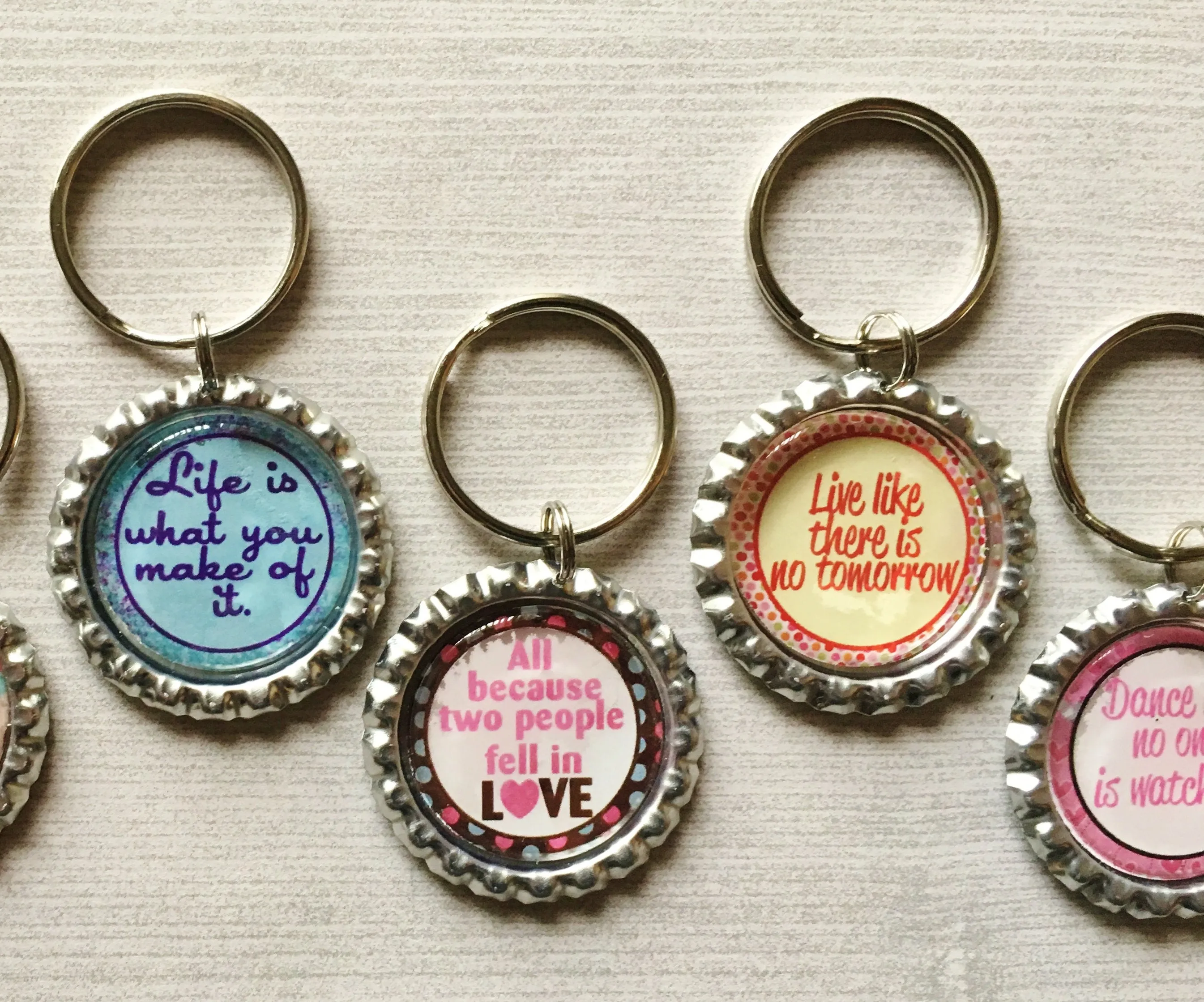 Inspirational Quotes Keychains