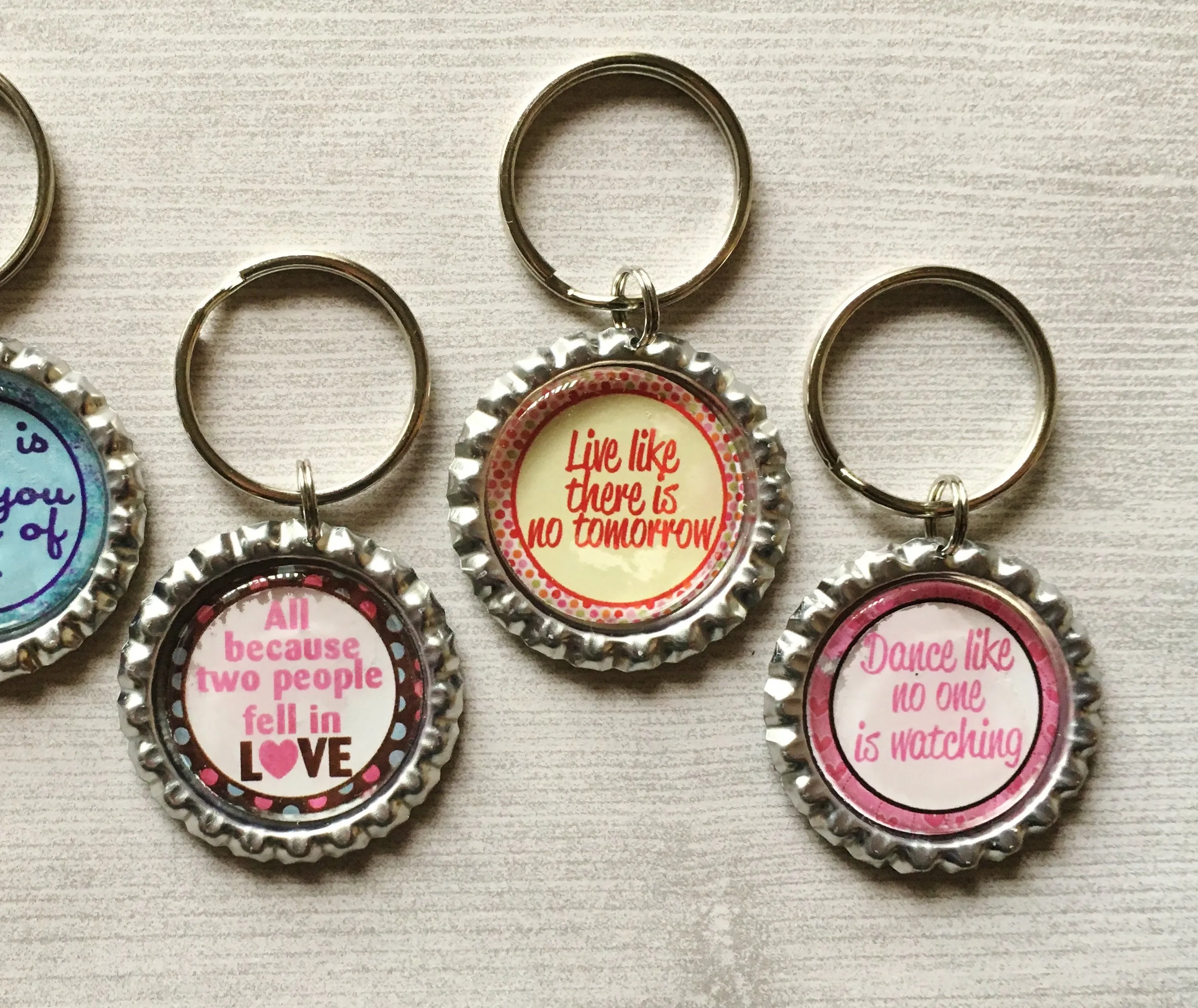 Inspirational Quotes Keychains