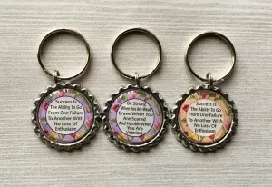 Inspirational Quotes Keychains