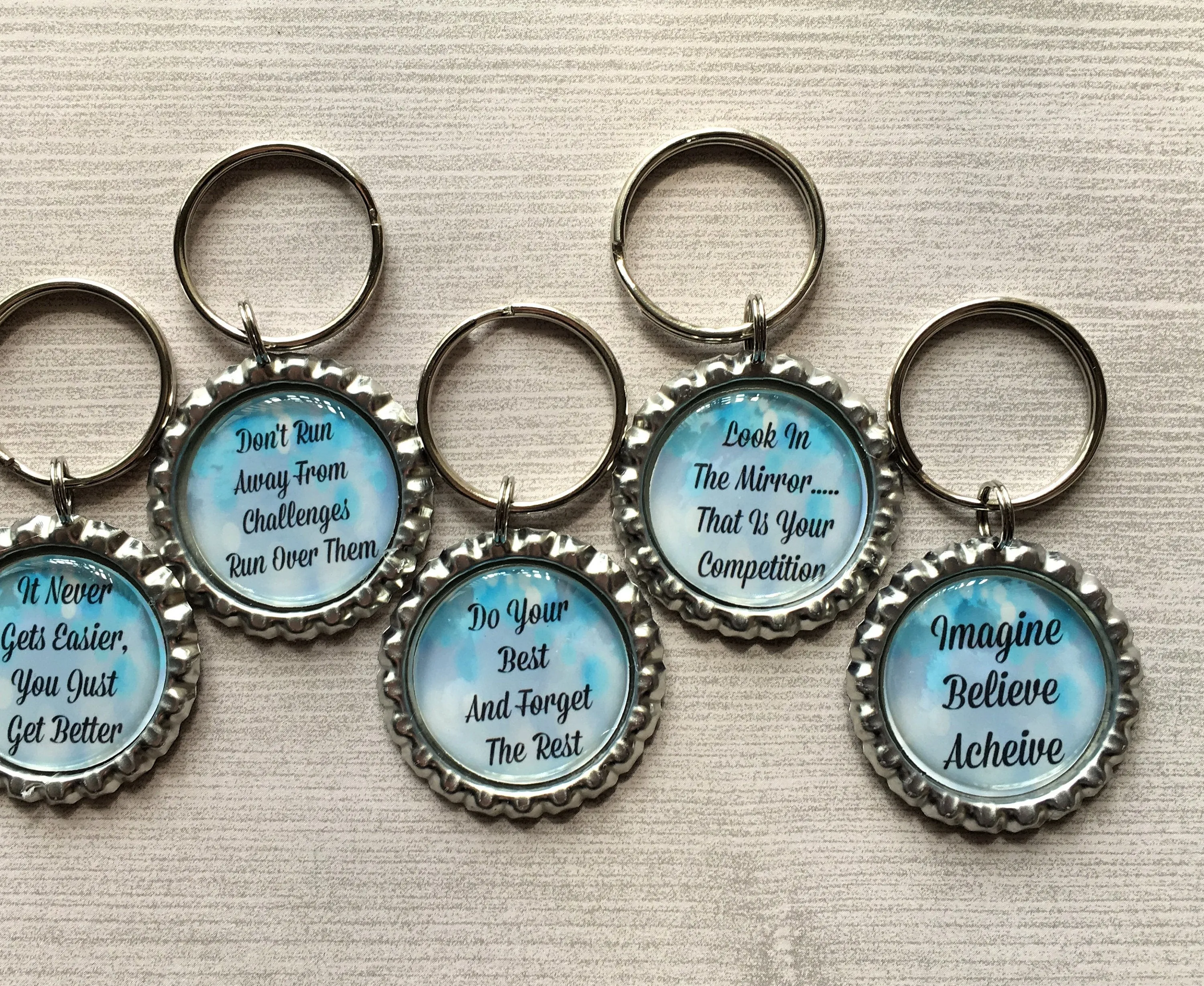 Inspirational Quotes Keychains