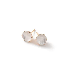 Ippolita Yellow Gold and Mother-of-Pearl Rock Candy Stud Earrings