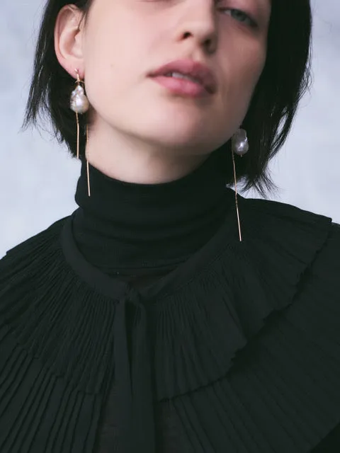 Irene Baroque Pearl Studs