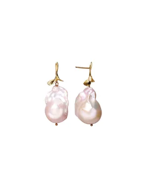Irene Baroque Pearl Studs