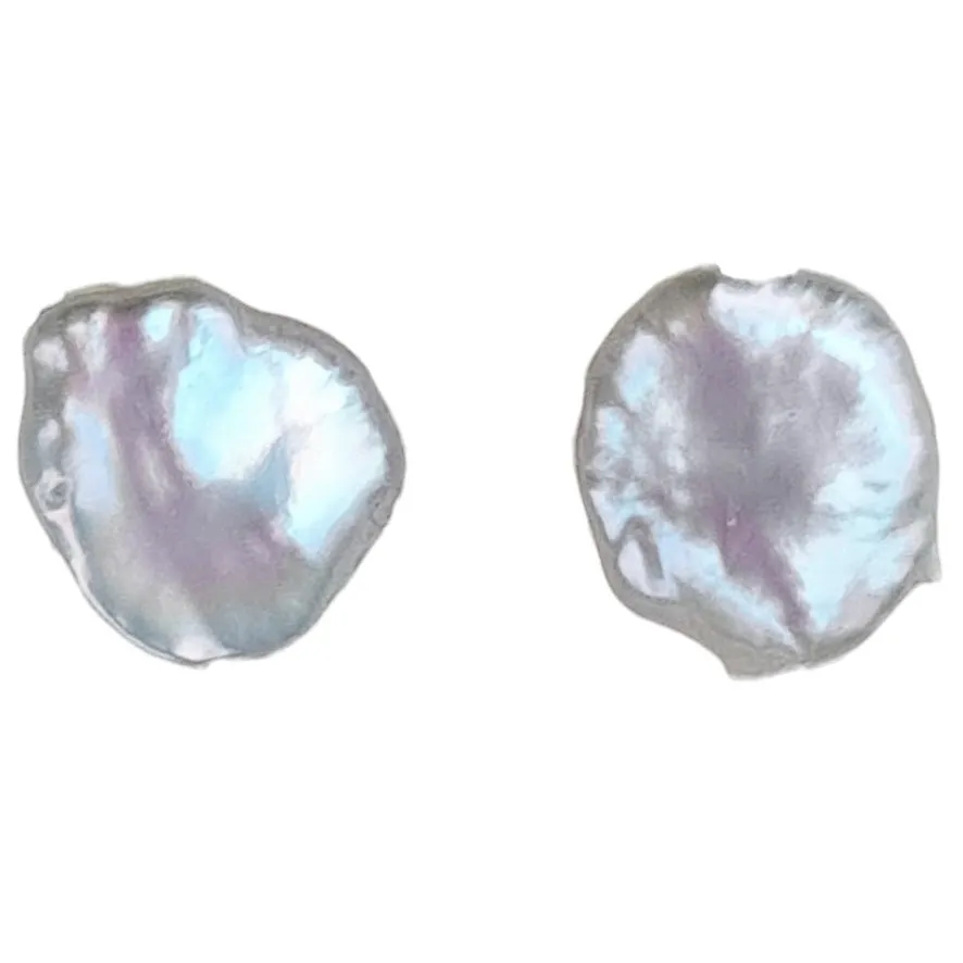 Iris Freshwater Pearl Sterling Silver Earrings with add on drops
