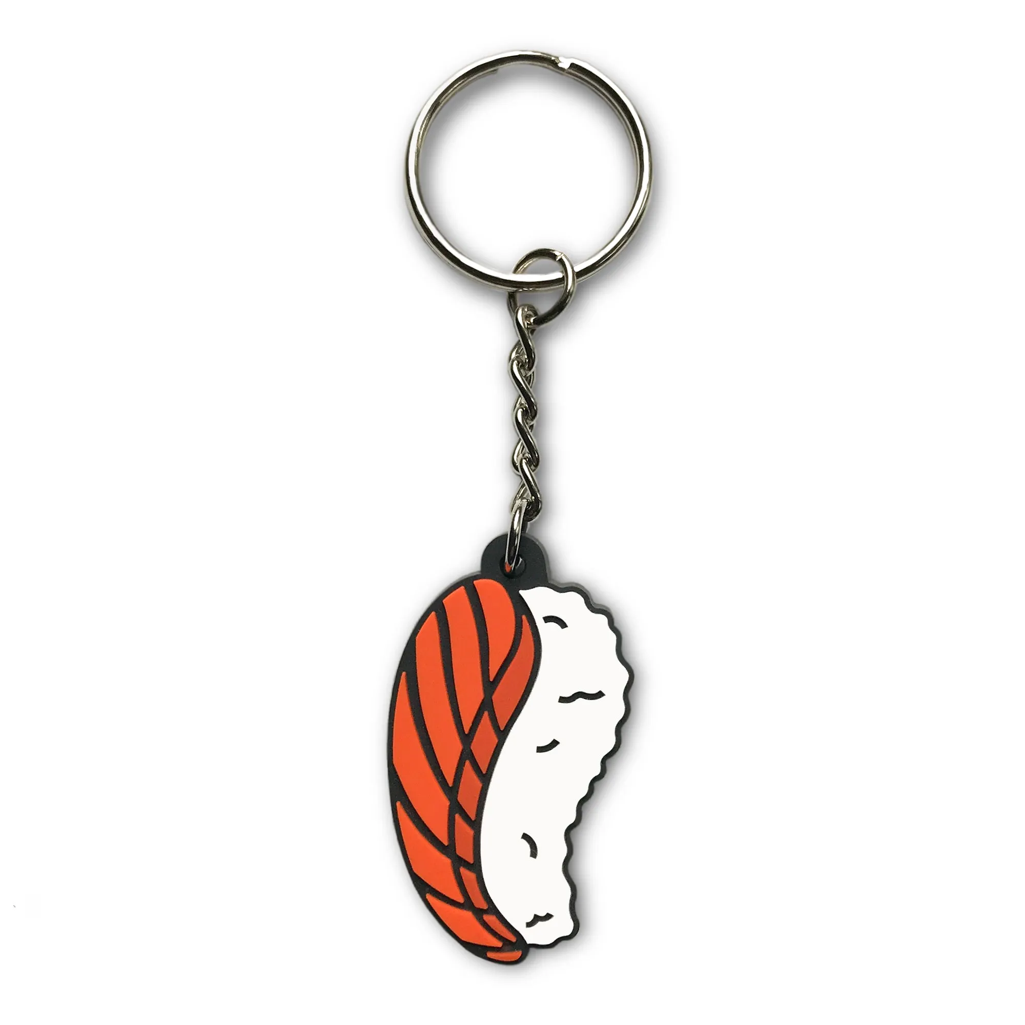 Japan: Salmon (Sake) Nigiri Sushi Soft PVC Keychain