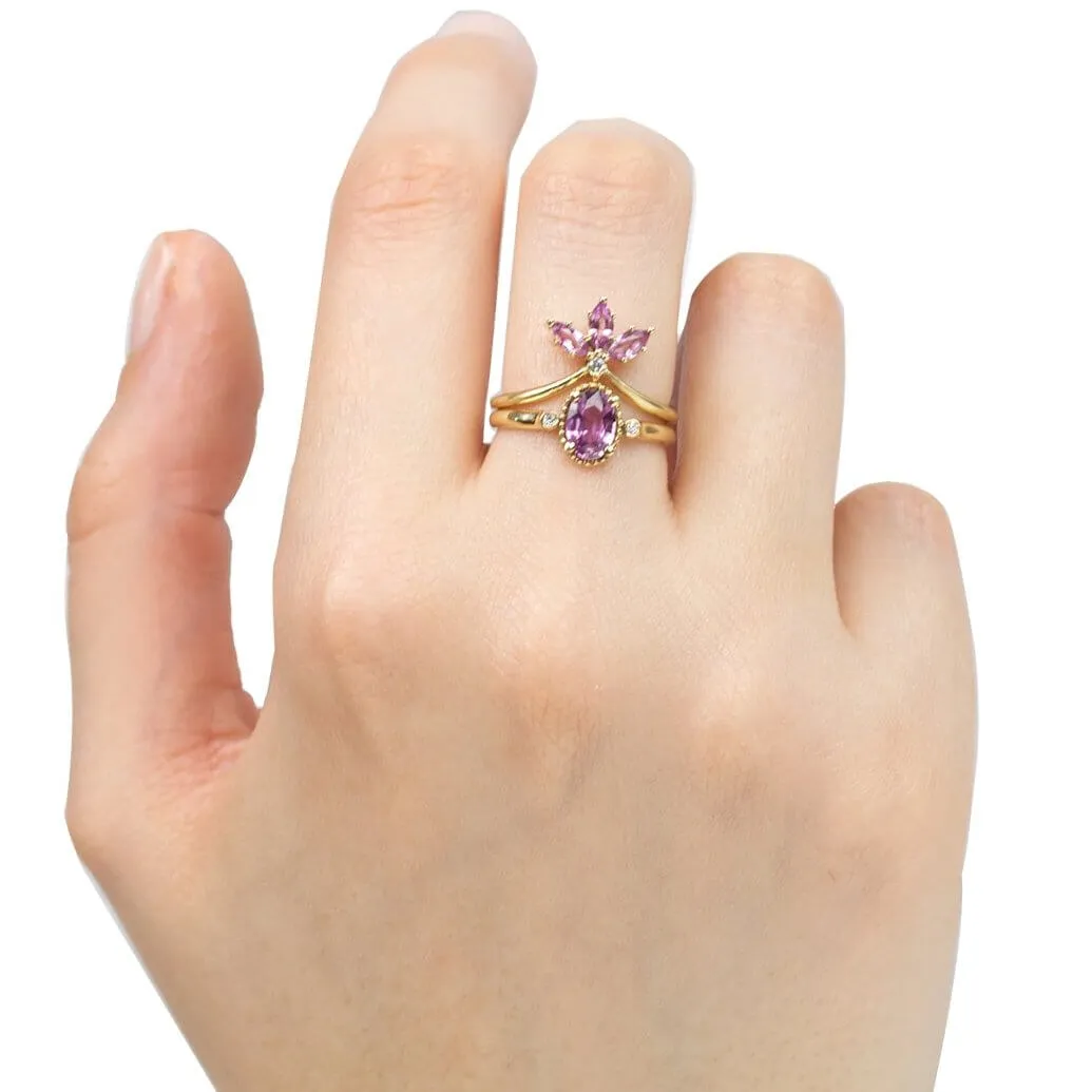 Jasmine Flower Crown Ring