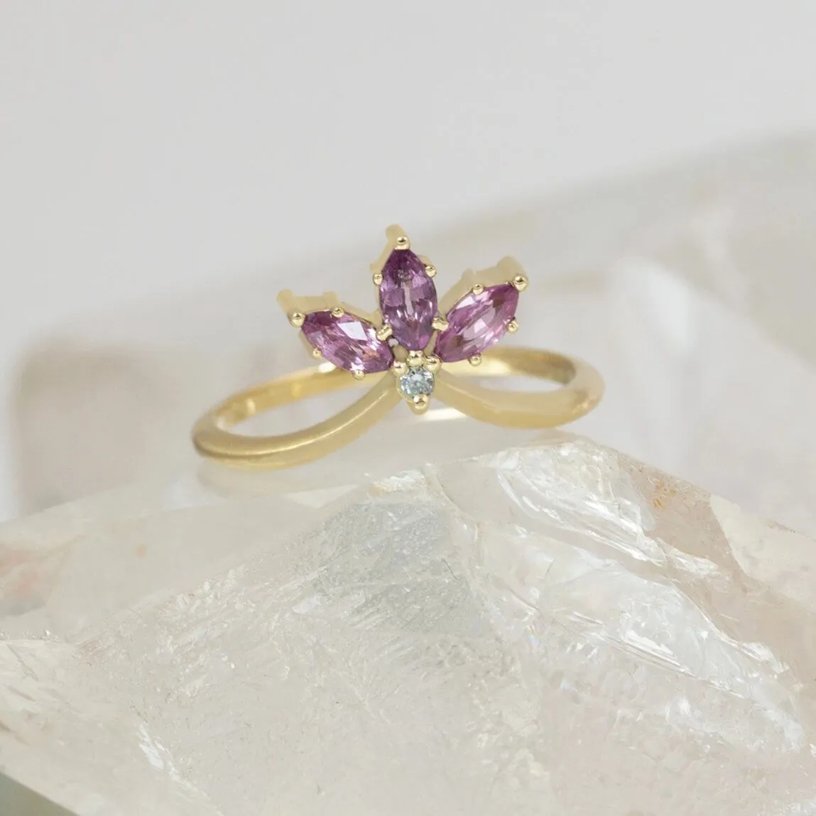 Jasmine Flower Crown Ring