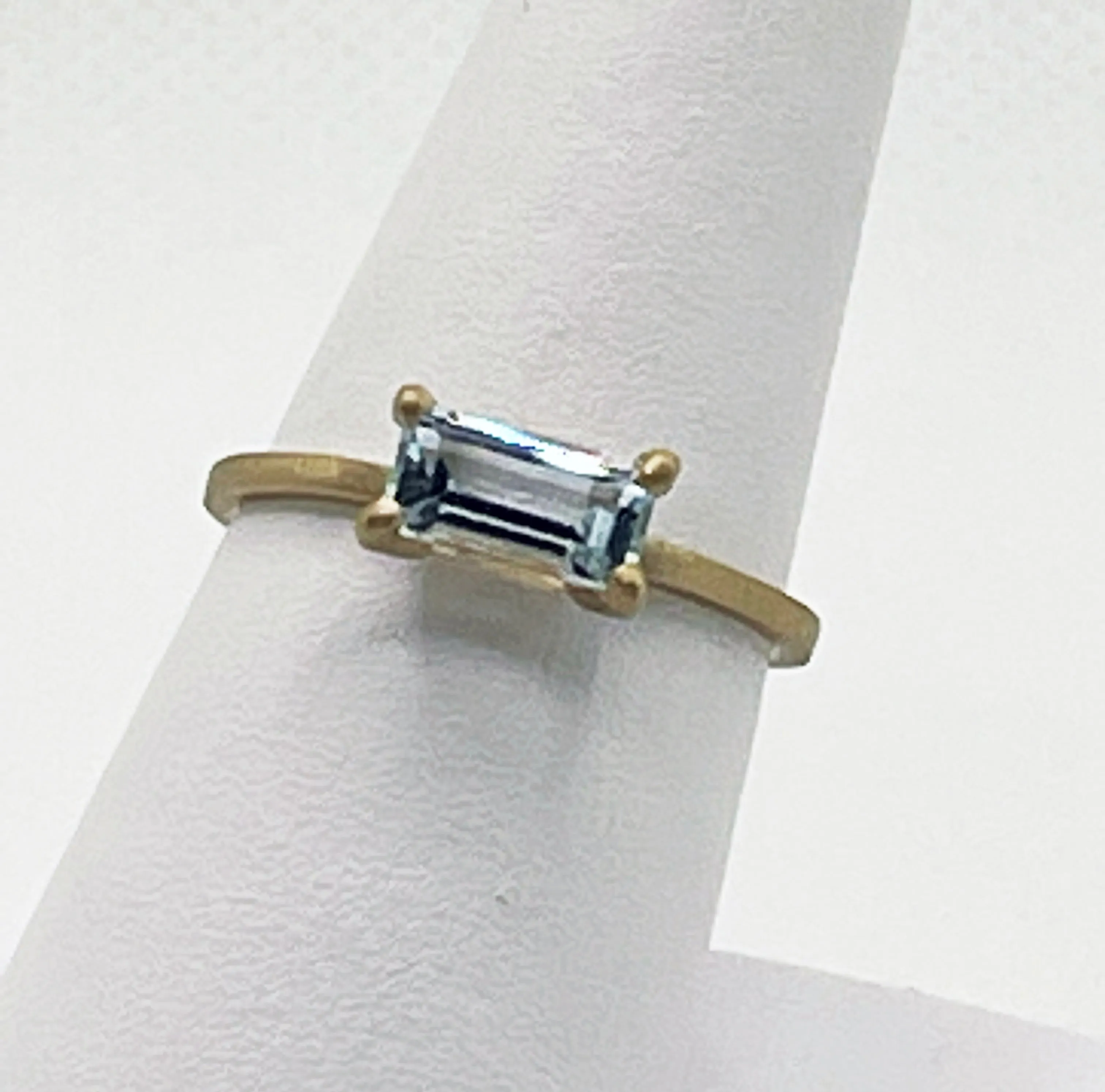 Jennifer Dawes Designs - Aquamarine Solitaire