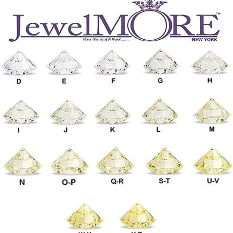 JewelMore Natural Round Brilliant Solitaire Diamond Stud Earrings for Women 3 Prong Martini Cocktail Screw Back (J-K Color SI2-I1 Clarity)