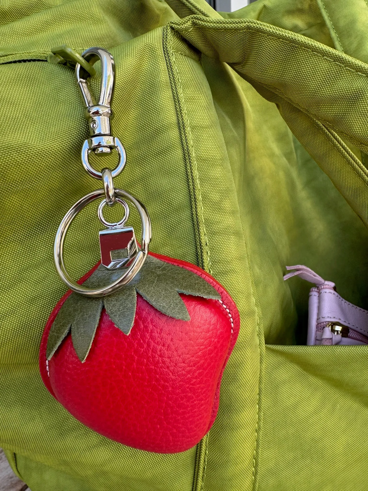 Juicy Strawberry Bag Charm
