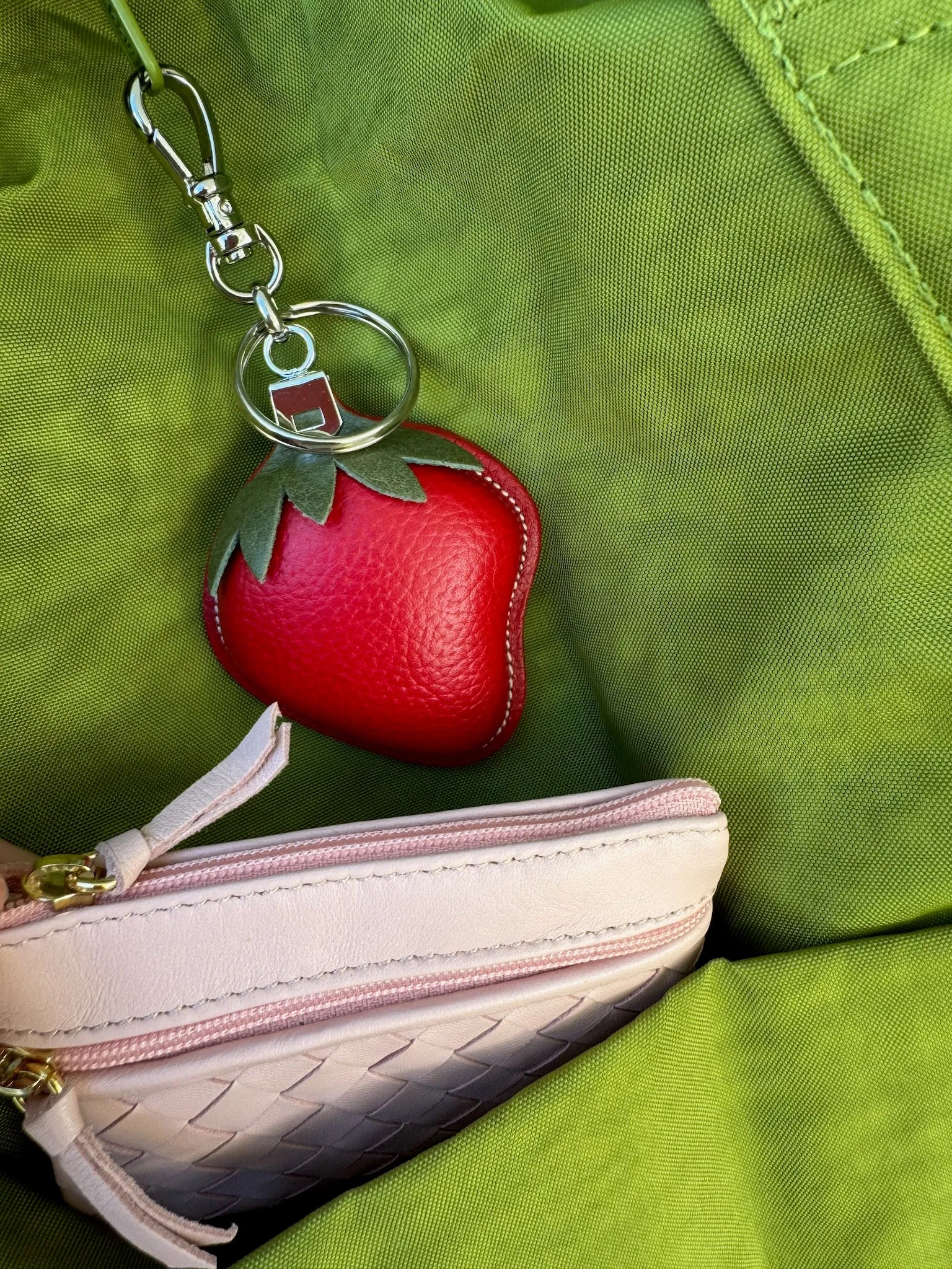 Juicy Strawberry Bag Charm