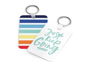 Just Keep Going Keychain