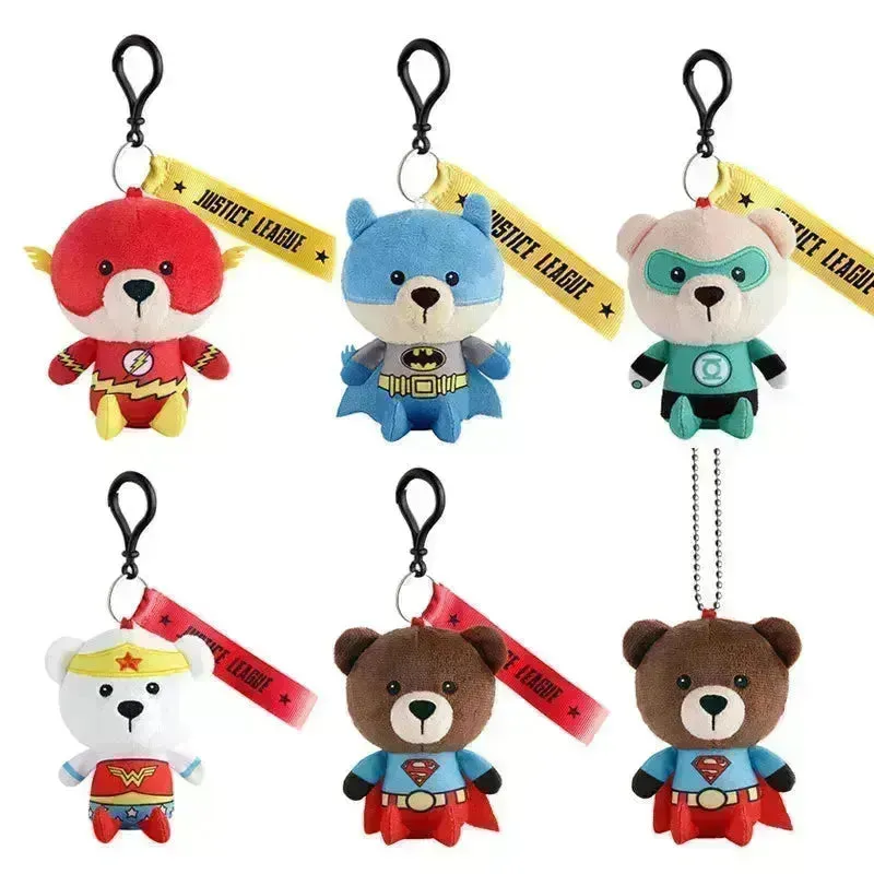 Justice League Superhero Bear Keychains