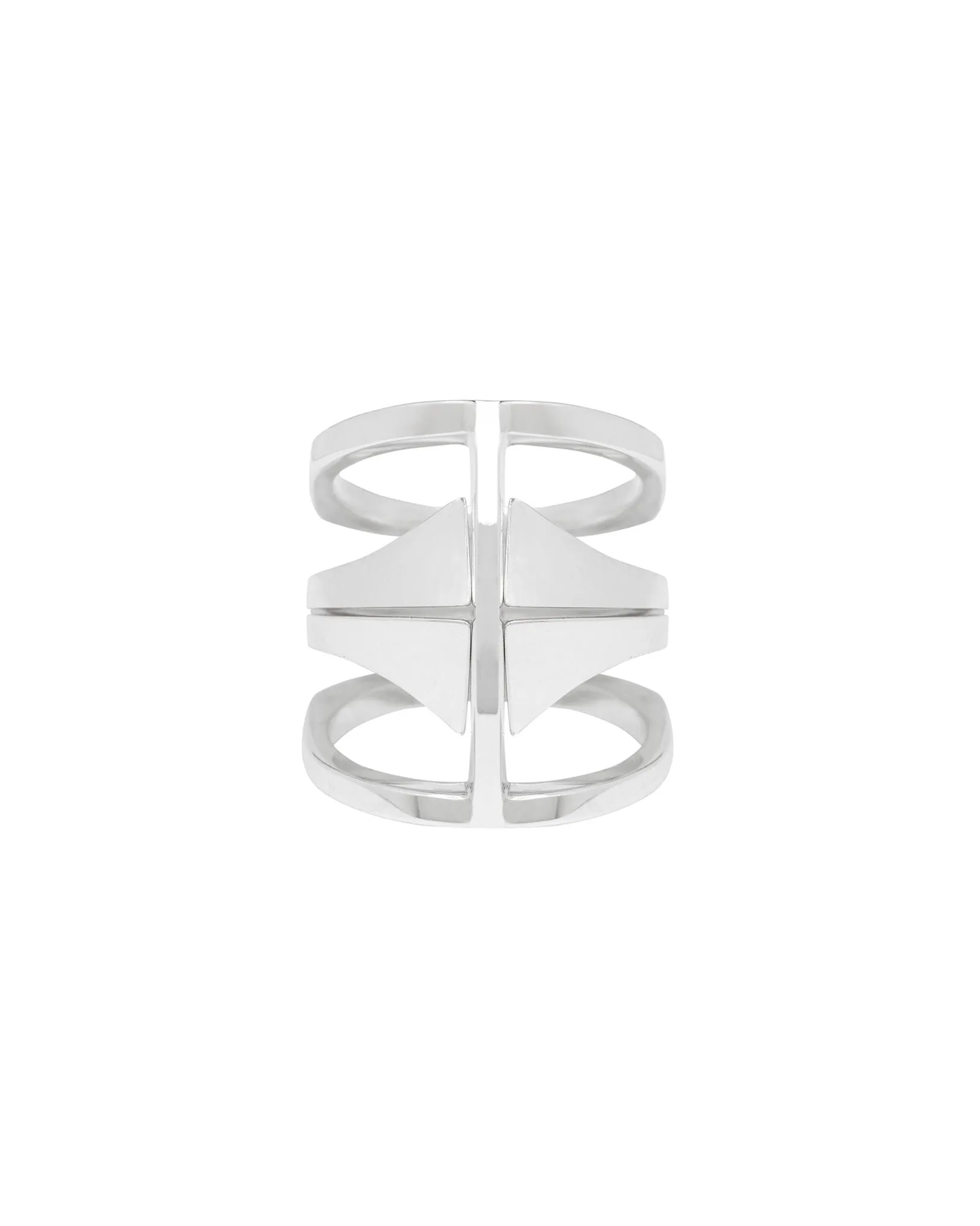 Kaleidoscope Ring Set - Recycled Silver 4-Piece Stacking Rings for Custom Style