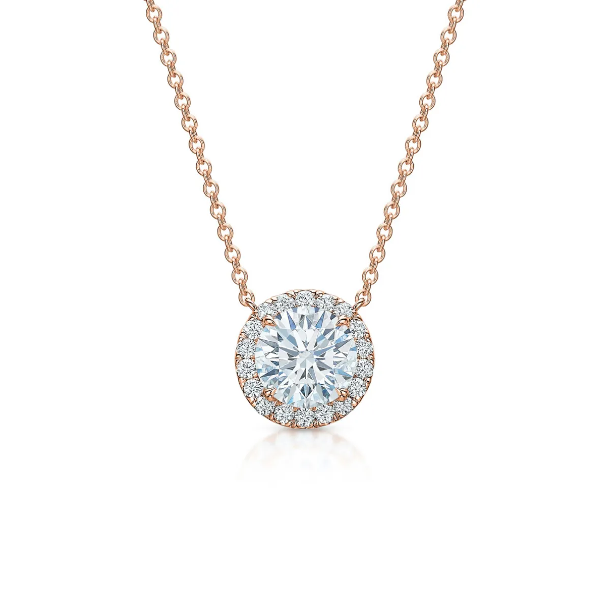 Kate 0.91 ct Round Diamond Pendant