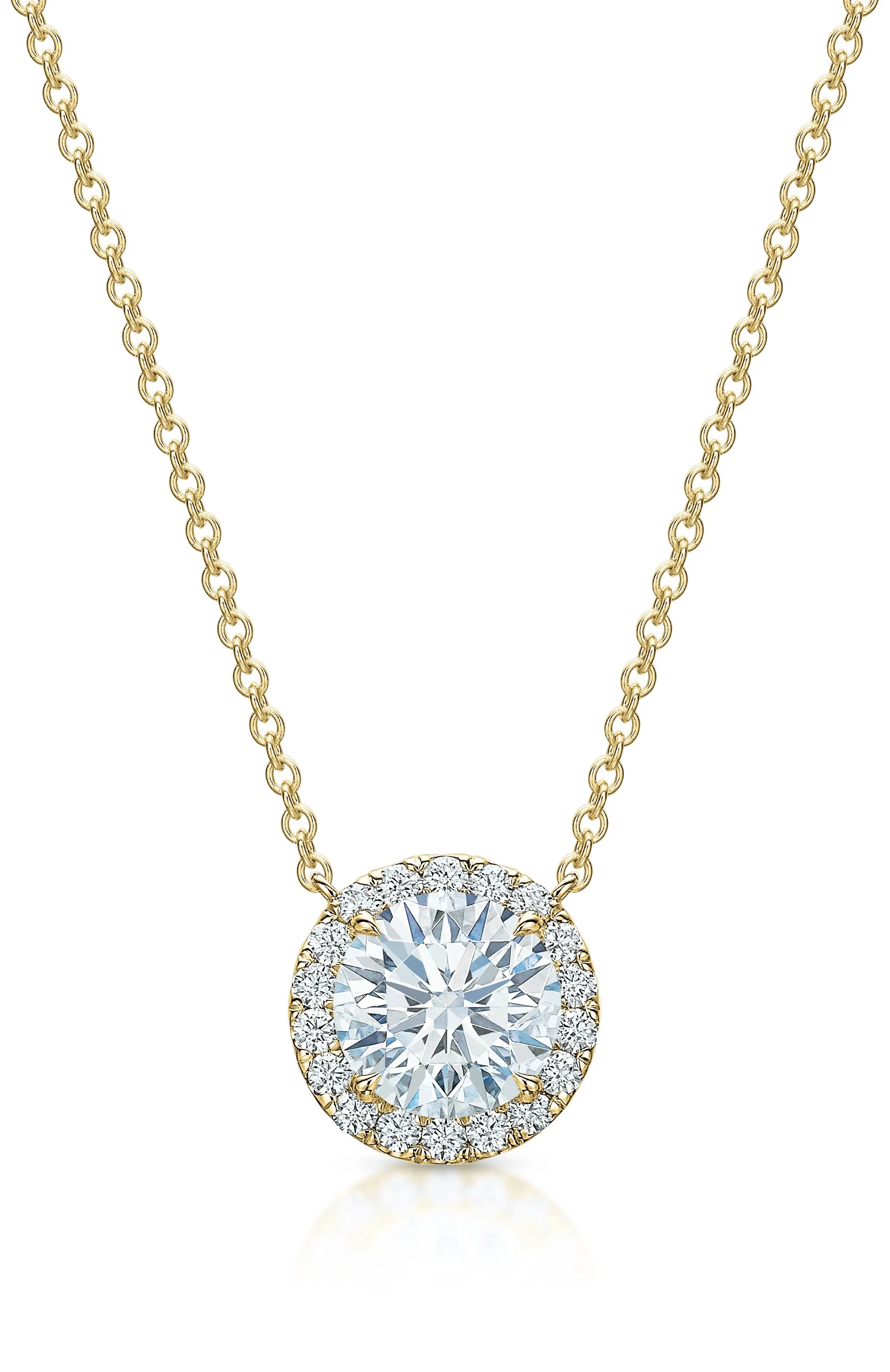 Kate 1.43 ct Round Diamond Pendant