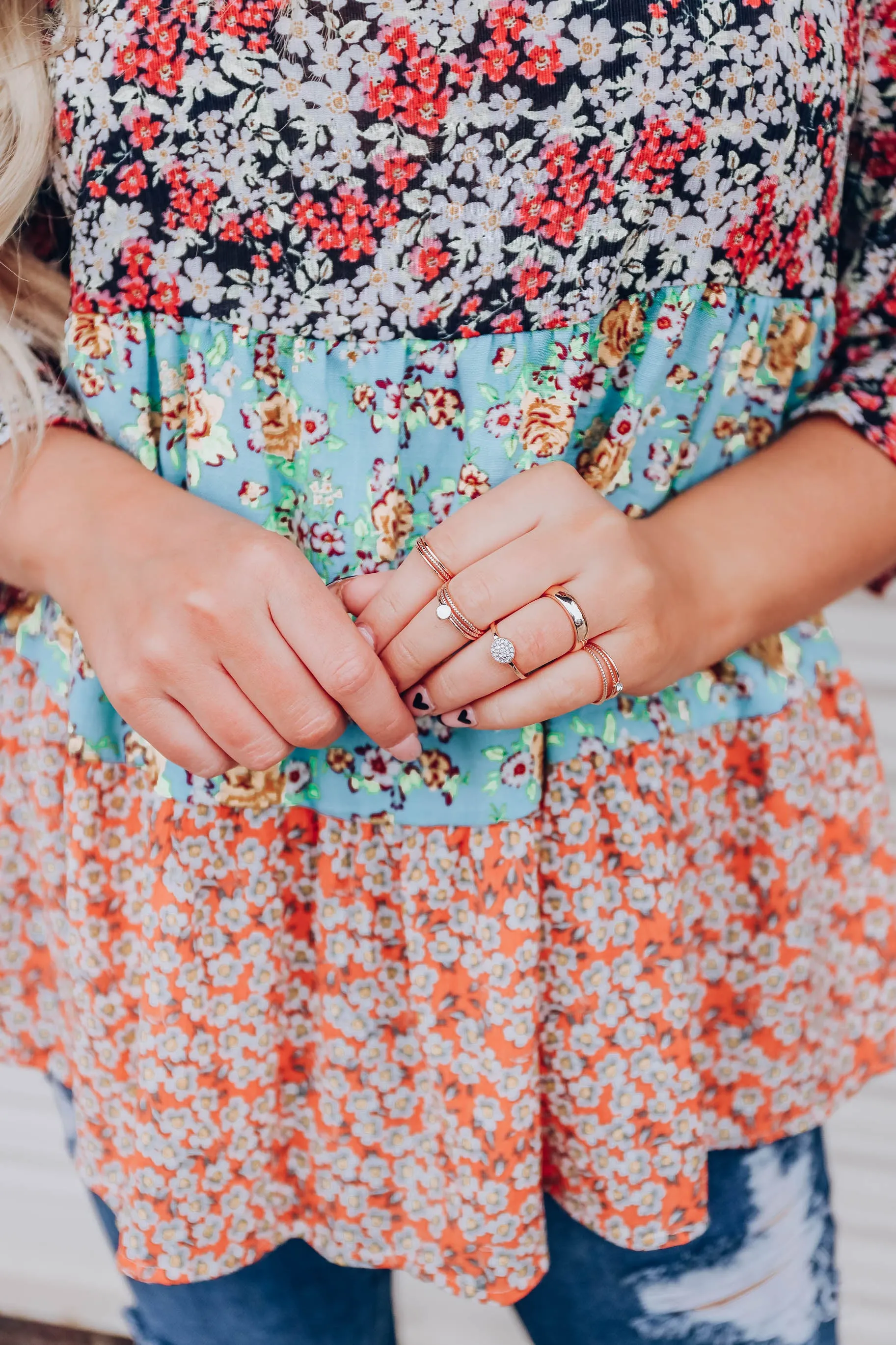 Kenzie Ring Set - Gold