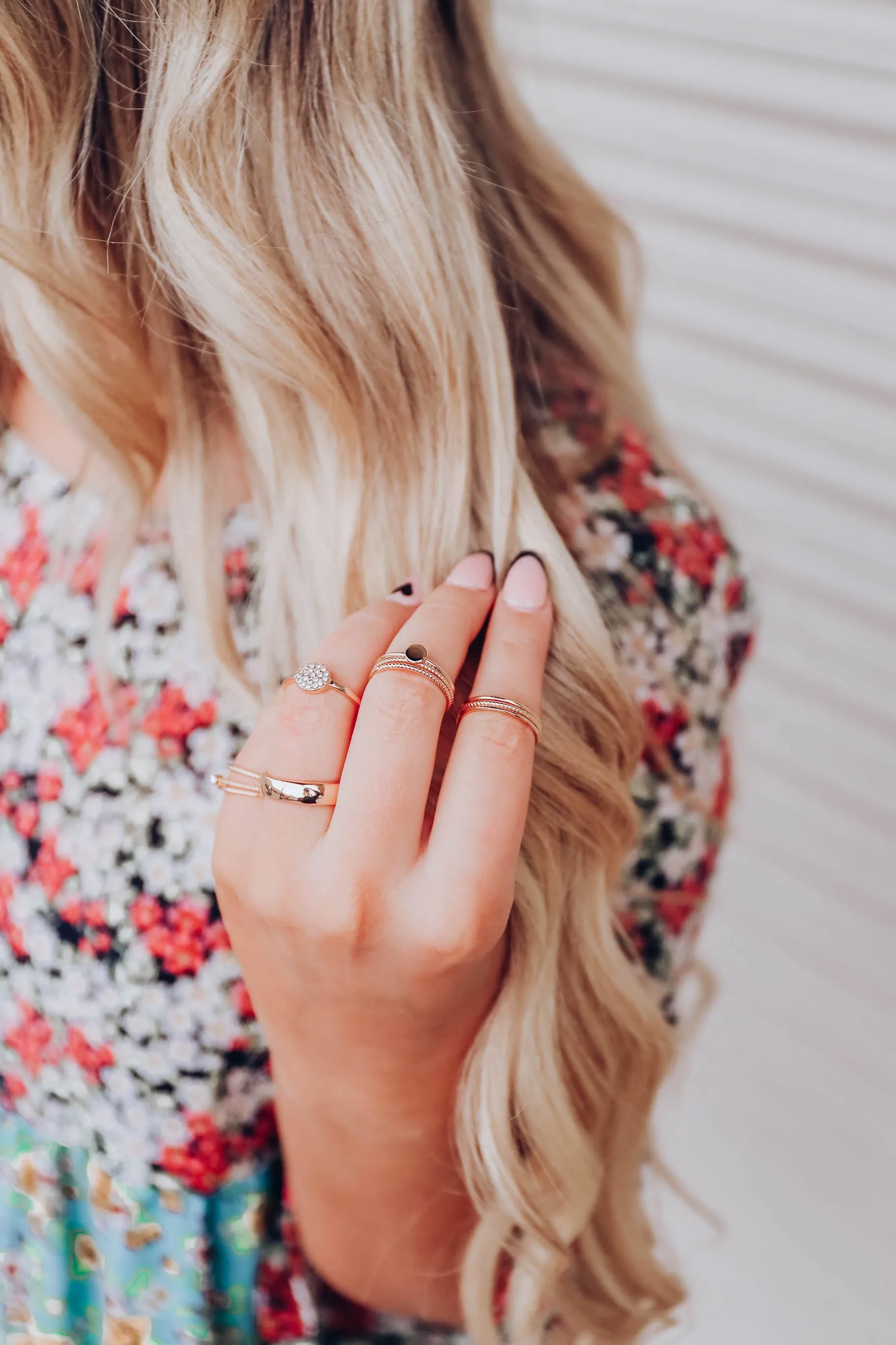 Kenzie Ring Set - Gold