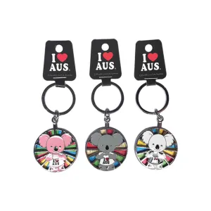 Key Ring Koala Spinning Fortune Wheel