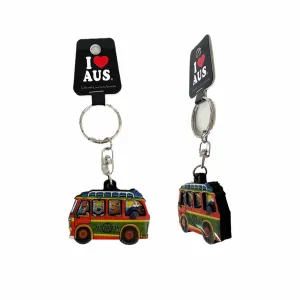 Key Ring MDF Animal Road Trip