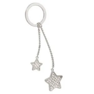 Keychain - Silver Glitter