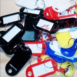 Keytags Luggage Key Tags Ring Name Card Phone Number Label Keychains Keyrings