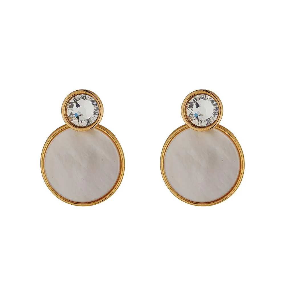 Knight and Day Mother of Pearl Earrings P541EAD