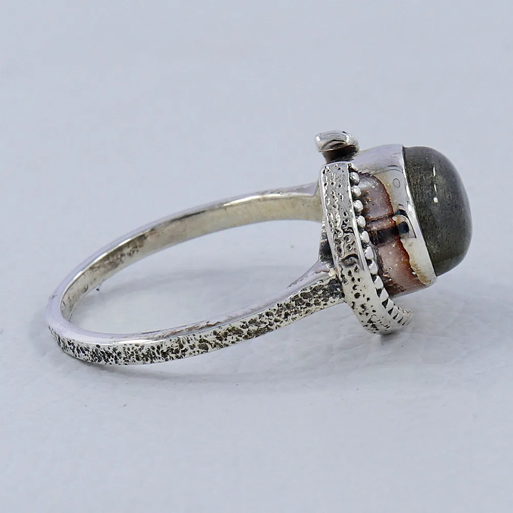 Labradorite Gemstone Silver Rings