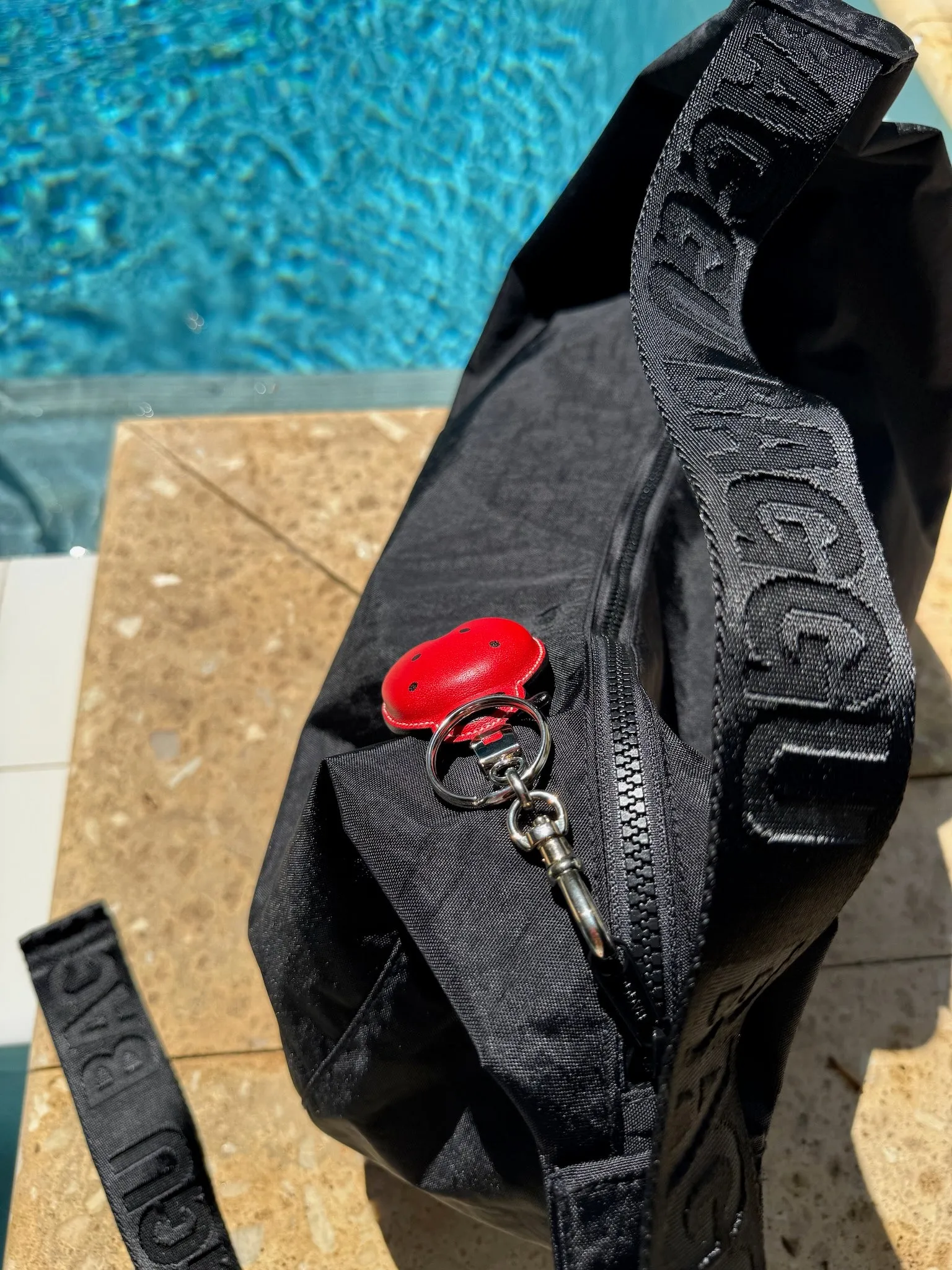 Ladybug Keychain Bag Charm