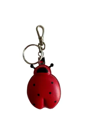 Ladybug Keychain Bag Charm