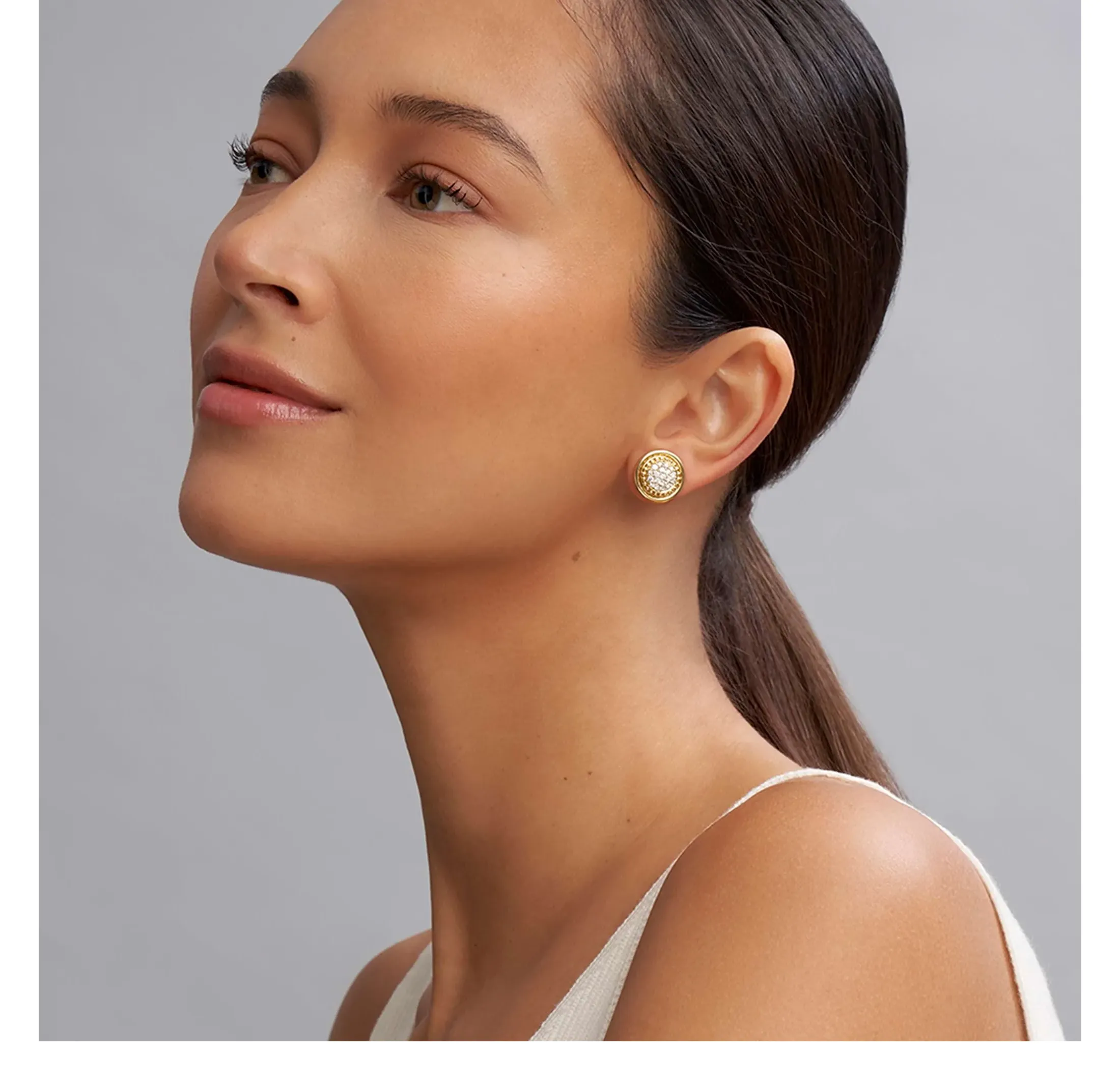 LAGOS Meridian 18K Gold Diamond Stud Earrings