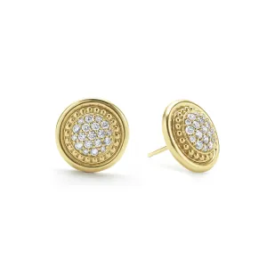 LAGOS Meridian 18K Gold Diamond Stud Earrings