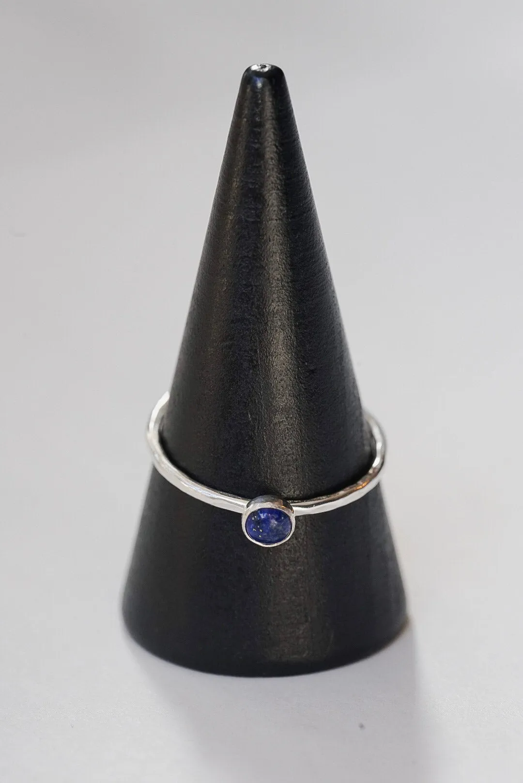 Lapis Gemstone Ring in Sterling Silver