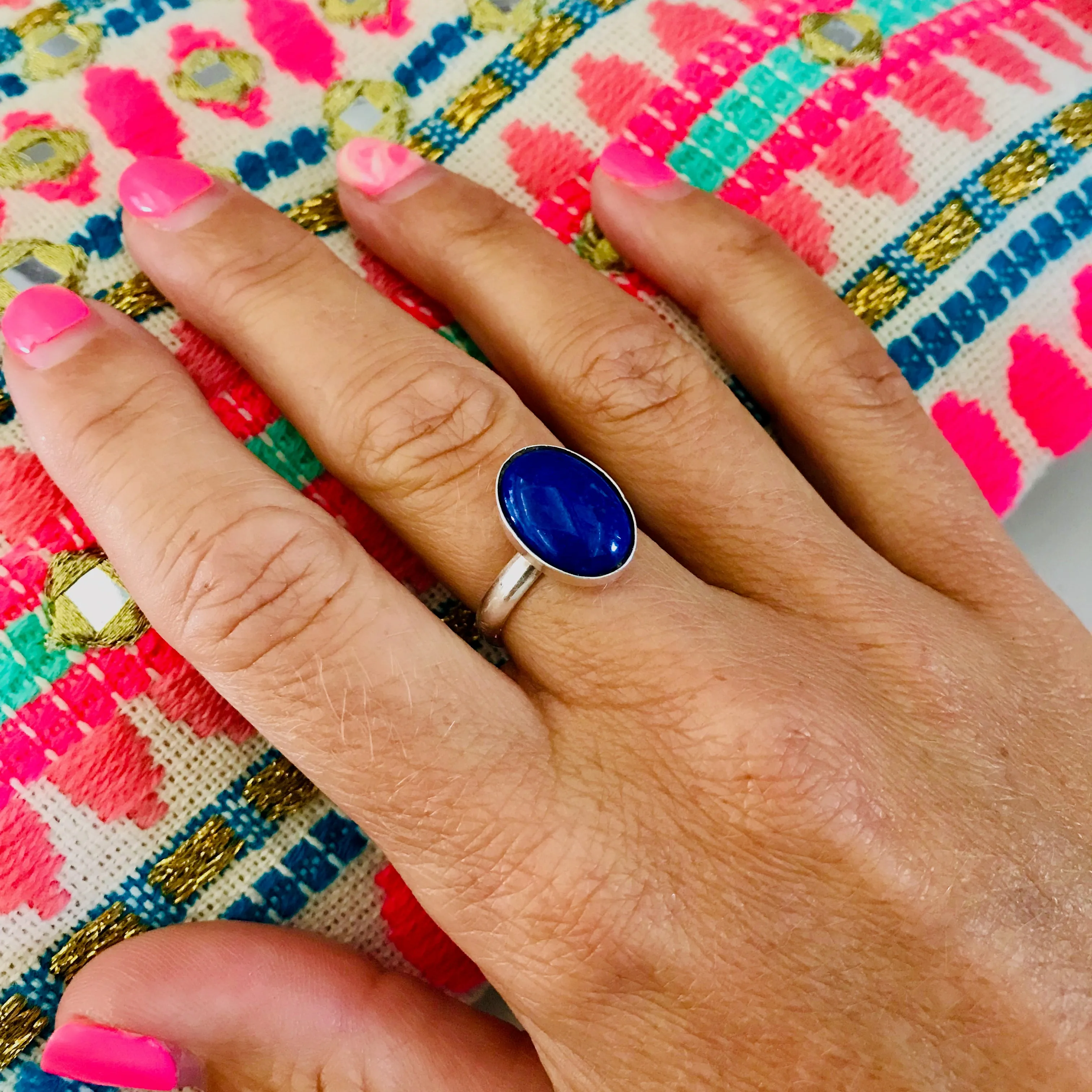 Lapis Lazuli Gemstone Ring