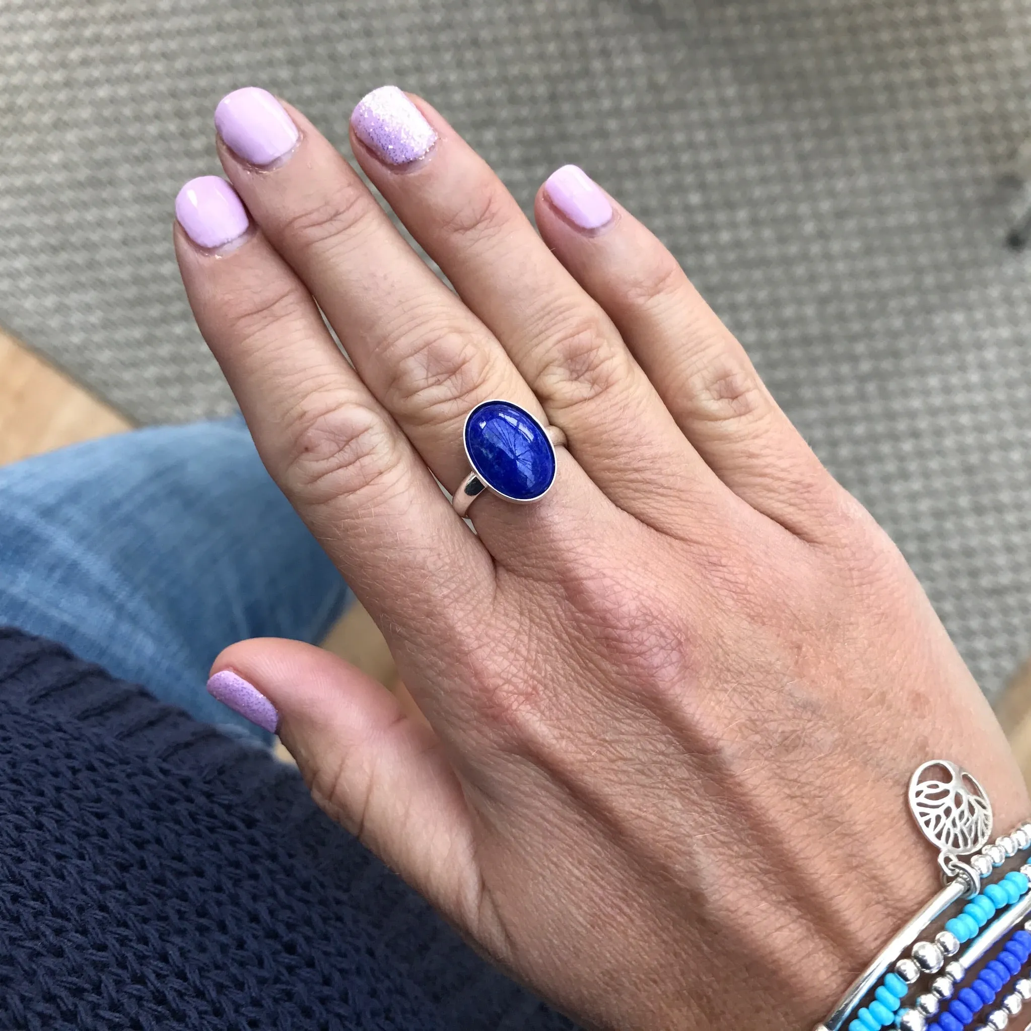 Lapis Lazuli Gemstone Ring