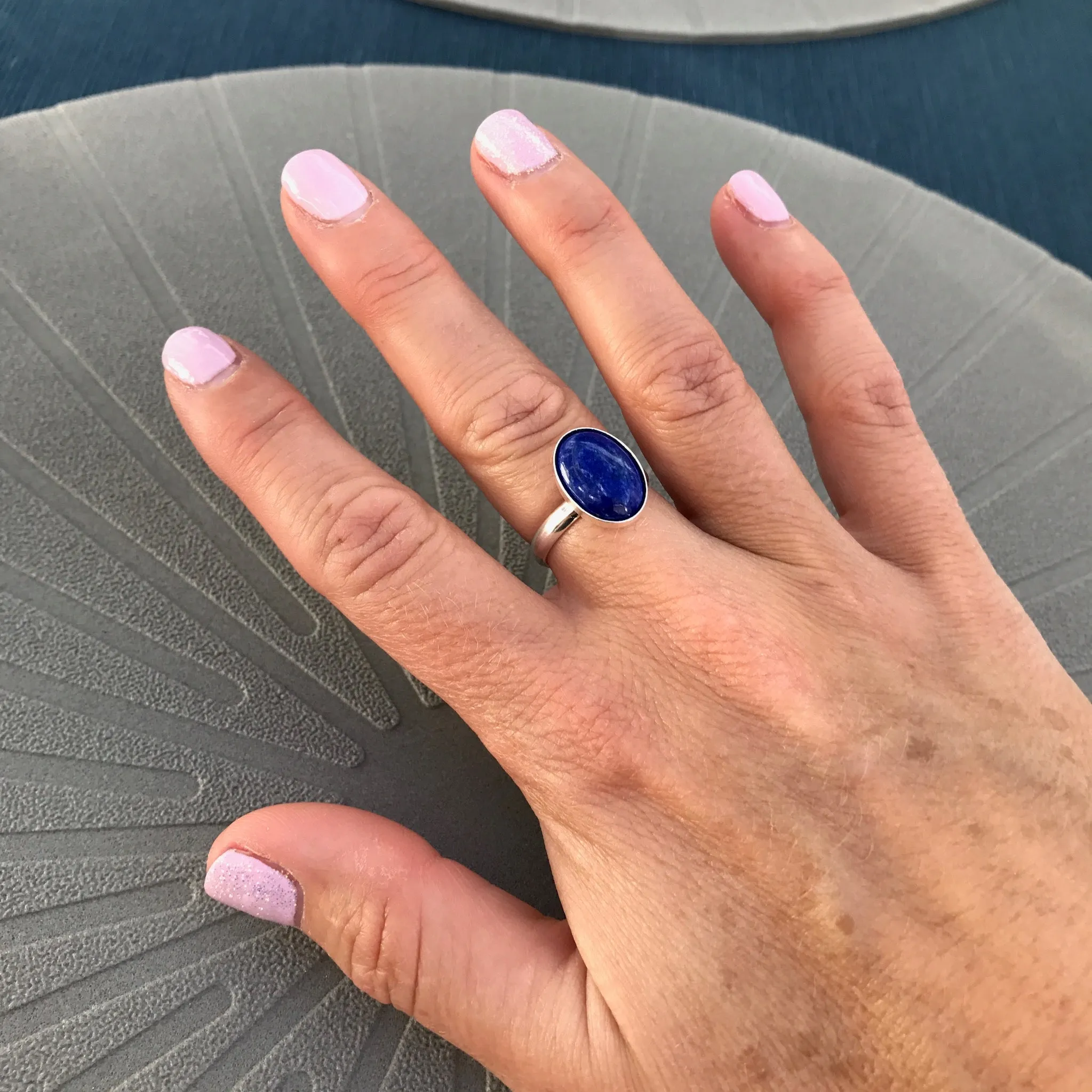 Lapis Lazuli Gemstone Ring