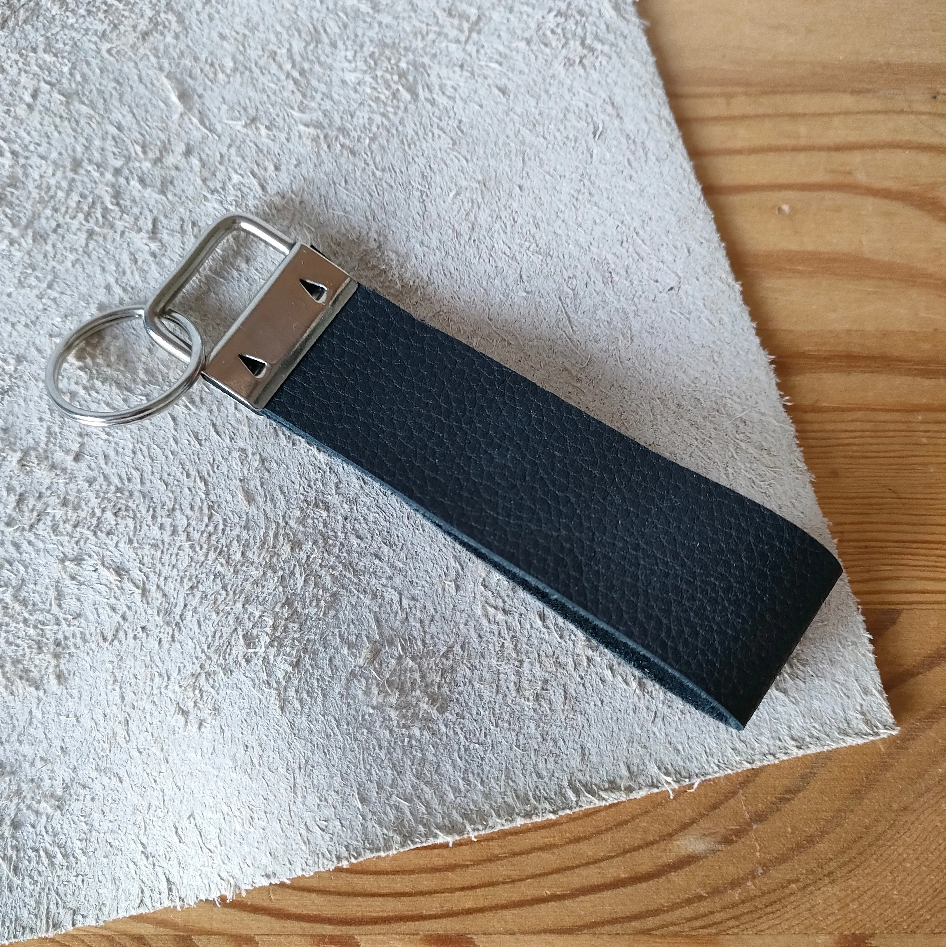 Leather Keyrings - Various Colours
